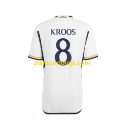 Camisola Real Madrid Kroos 8 Homem Equipamento Primeiro 2023-2024 Manga Curta